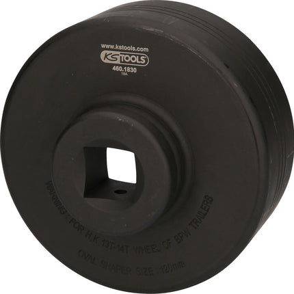 KS TOOLS 1" Radkapsel-Steckschlüssel für BPW, 120 mm, 6-kant ( 460.1830 ) - Toolbrothers