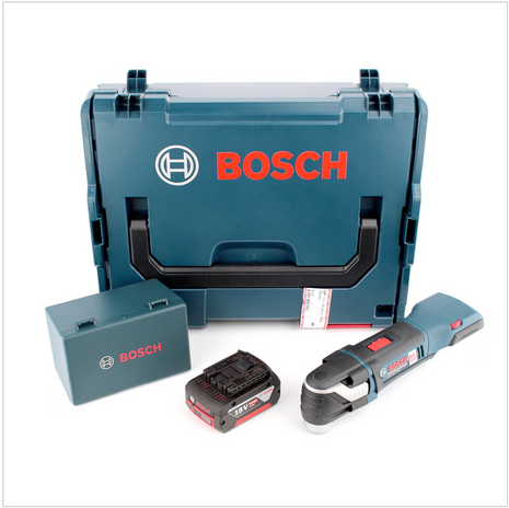 Bosch GOP 18 V-EC Professional Akku Multi Cutter in L-Boxx mit 1x GBA 6 Ah Akku und 20 tlg. Zubehör-Set - Toolbrothers