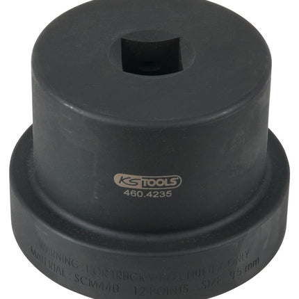 KS TOOLS 1" Achsmuttern-Schlüssel mit Führungsbund, 12-kant, 95 mm ( 460.4235 ) - Toolbrothers