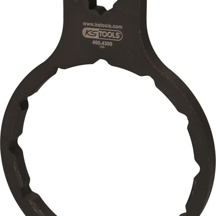 KS TOOLS Kraftstofffilter-Schlüssel Ø 100 mm / 12 Rillen für Fuso ( 460.4300 ) - Toolbrothers