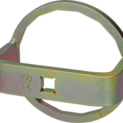 KS TOOLS 1/2" Ölfilterschlüssel für Hino, Ø 108 mm / 16 Flächen ( 460.4565 )