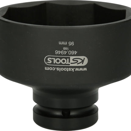 KS TOOLS 1" Radkapsel-Stecknuss für BPW, 95 mm ( 460.4946 ) - Toolbrothers