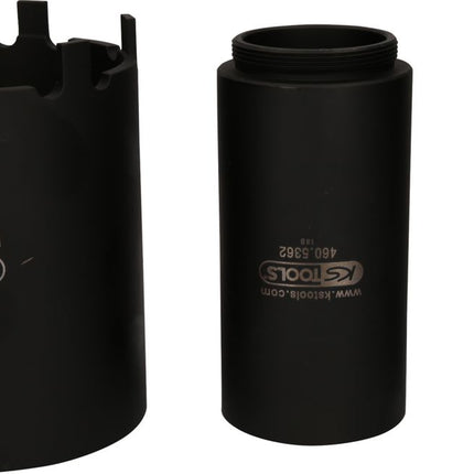 KS TOOLS Nutmuttern-Schlüssel-Satz mit 2 Führungsrohren für MAN, Ø 102 mm , 3-tlg ( 460.5360 ) - Toolbrothers