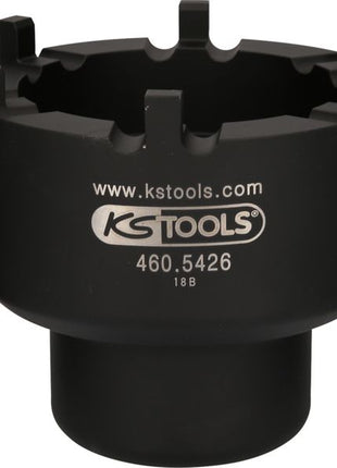 KS TOOLS Nutmuttern-Schlüssel-Satz mit 2 Führungsrohren für Mercedes, Ø 113 mm , 3-tlg ( 460.5425 ) - Toolbrothers