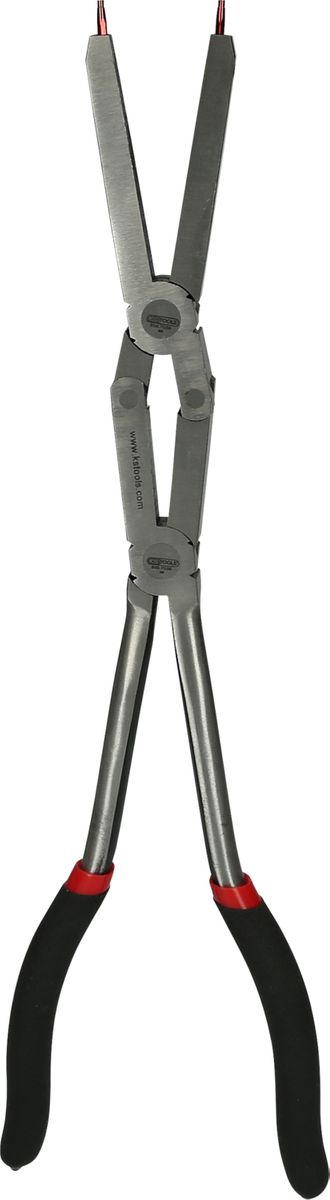 KS TOOLS Doppelgelenk-Sicherungszange für Innensicherungsringe, 345 mm ( 500.7036 ) - Toolbrothers