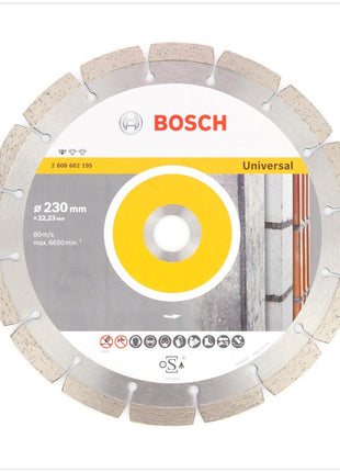 Bosch Diamant Trennscheibe 230 x 22,23 mm Standard for Universal ( 2608602195 ) - Toolbrothers