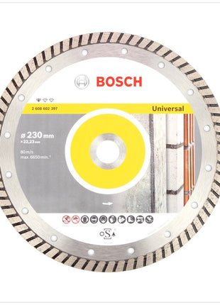 Bosch Diamant Trennscheibe 230 x 22,23 Standard for Universal Turbo ( 2608602397 ) - Toolbrothers