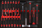 KS TOOLS Hammer- / und Meißel-Satz in Schaumstoffeinlage, 20-tlg ( 811.0020 ) - Toolbrothers