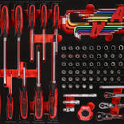 KS TOOLS 1/4'' Steckschlüssel- / und Schraubendreher-Satz in Schaumstoffeinlage, 105-tlg ( 811.0105 )