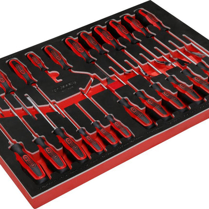 KS TOOLS Schraubendreher-Satz in Schaumstoffeinlage, 24-tlg ( 811.3024 ) - Toolbrothers