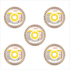 Bosch Standard Universal Turbo Diamant Trennscheibe 125 mm 5 Stk. ( 5x 2608602394 ) Beton Aufnahme 22,23 mm - Toolbrothers