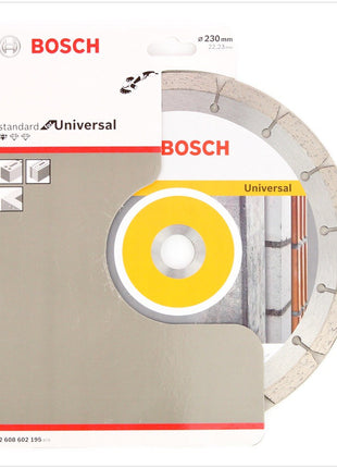 Bosch Standard Universal Diamant Trennscheibe 230 mm 10 Stk. ( 10x 2608615065 ) Beton Aufnahme 22,23 mm - Toolbrothers