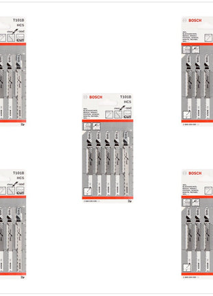 Bosch T 101 B Stichsägeblätter Clean for Wood  25 Stk. 100 mm ( 2608633622 ) - Toolbrothers