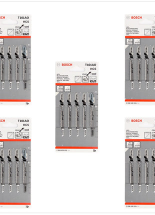 Bosch T 101 AO Stichsägeblätter Clean for Wood 25 Stk. 83 mm ( 2608630031 ) - Toolbrothers