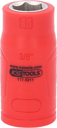 KS TOOLS 3/8" Isolierte Stecknuss, 11mm ( 117.5211 )