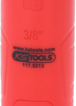 KS TOOLS 3/8" Isolierte Stecknuss, 13mm ( 117.5213 ) - Toolbrothers