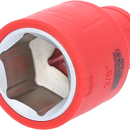 KS TOOLS 3/8" Isolierte Stecknuss, 22mm ( 117.5222 )