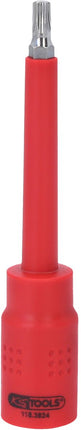 KS TOOLS 3/8" Isolierte Bit-Stecknuss Torx, T27, 122mm ( 118.3824 ) - Toolbrothers