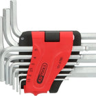 KS TOOLS Kugelkopf-Innensechskant-Winkelstiftschlüssel-Satz, 10-tlg, kurz, 1,5-10mm ( 151.4780 ) - Toolbrothers