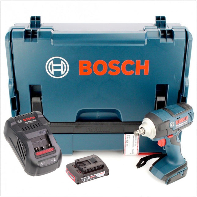 Bosch GDS 18 V-EC 250 Akku Drehschlagschrauber 18V 250Nm Brushless + 1x Akku 2,0Ah + Ladegerät + L-Boxx - Toolbrothers