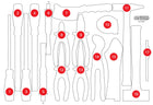 KS TOOLS Inserto de espuma vacío para 811.0017 (811.0017-97)