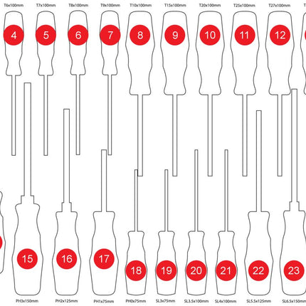 KS TOOLS Leere Schaumstoffeinlage zu 811.0024 ( 811.0024-97 )