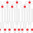 KS TOOLS Leere Schaumstoffeinlage zu 811.2018 ( 811.2018-97 )