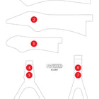 KS TOOLS Leere Schaumstoffeinlage zu 812.0007 ( 812.0007-97 ) - Toolbrothers