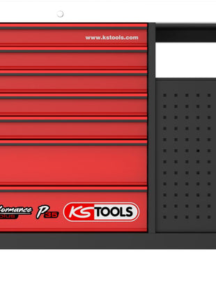 KS TOOLS Performanceplus Werkstattwagen-Satz P35 mit 279 Werkzeugen für 5 Schubladen ( 835.5279 )