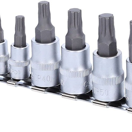 KS TOOLS 1/4"+3/8" Bit-Stecknuss-Satz TorxPlus, 10-tlg, IP10-IP60 ( 911.3140 ) - Toolbrothers