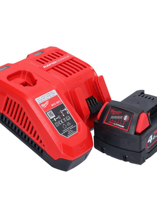 Meuleuse droite à batterie Milwaukee M18 FDGRB-401 18 V 50 mm sans balais + 1x batterie 4,0 Ah + chargeur