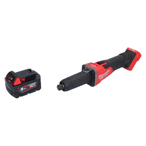 Milwaukee M18 FDGRB-501 Akku Geradschleifer 18 V 50 mm Brushless + 1x Akku 5,0 Ah - ohne Ladegerät - Toolbrothers