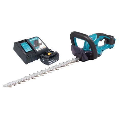 Cortasetos a batería Makita DUH 507 RF 18 V 50 cm + 1x batería 3,0 Ah + cargador