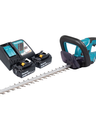 Cortasetos a batería Makita DUH 507 RF2 18 V 50 cm + 2x baterías 3,0 Ah + cargador