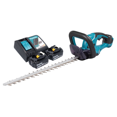 Makita DUH 507 RM2 taille-haie sans fil 18 V 50 cm + 2x batterie 4,0 Ah + chargeur