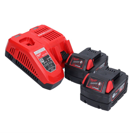 Milwaukee M18 FHZ-402X akumulatorowa pilarka szablasta 18 V 22 mm bezszczotkowa + 2x akumulator 4,0 Ah + ładowarka + pudełko HD