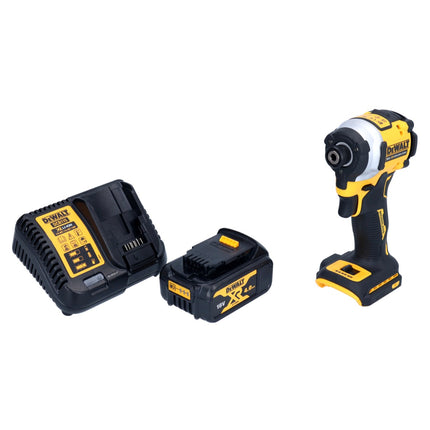 DeWalt DCF 850 M1 Akku Schlagschrauber 18 V 205 Nm 1/4" Brushless + 1x Akku 4,0 Ah + Ladegerät - Toolbrothers