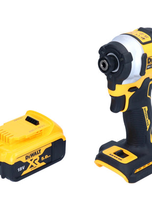 DeWalt DCF 850 N Akku Schlagschrauber 18 V 205 Nm 1/4" Brushless + 1x Akku 5,0 Ah - ohne Ladegerät - Toolbrothers