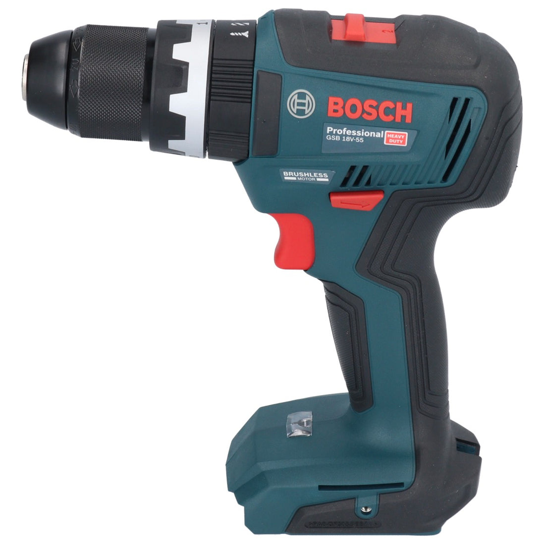 Akumulatorowa wiertarko-wkrętarka udarowa Bosch GSB 18V-55 Professional 18 V 55 Nm bezszczotkowa + walizka - bez akumulatora, bez ładowarki
