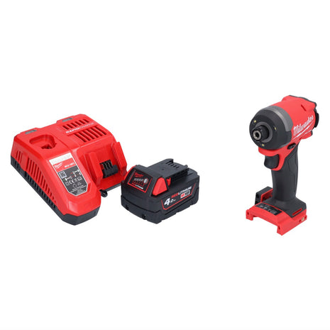 Milwaukee M18 FID3-401 Akku Schlagschrauber 18 V 1/4" 226 Nm Brushless + 1x Akku 4,0 Ah + Ladegerät