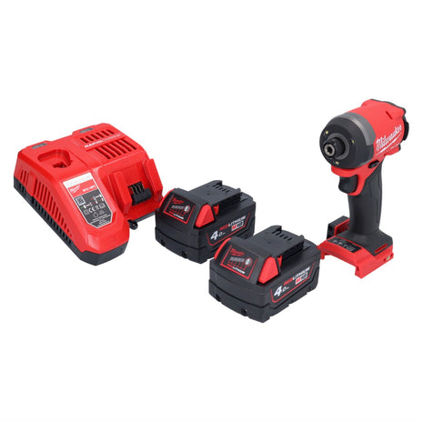 Milwaukee M18 FID3-402 Akumulatorowy klucz udarowy 18 V 1/4" 226 Nm bezszczotkowy + 2x akumulator 4,0 Ah + ładowarka