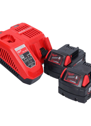 Milwaukee M18 FID3-502X Akku Schlagschrauber 18 V 1/4" 226 Nm Brushless ( 4933479865 ) + 2x Akku 5,0 Ah + Ladegerät + HD Box - Toolbrothers