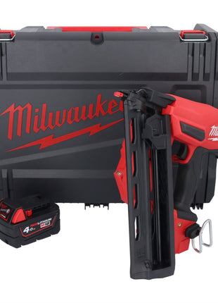 Clavadora a batería Milwaukee M18 FN16GA-401X 18 V 32 - 64 mm sin escobillas + 1x batería 4,0 Ah + caja HD - sin cargador