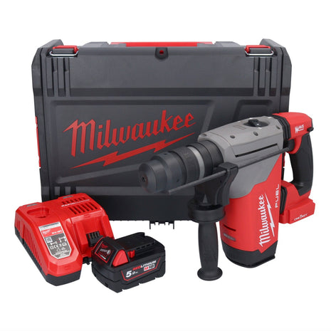 Milwaukee M18 ONEFHPX-501X Akku Kombihammer 18 V 5,0 J Brushless + 1x Akku 5,0 Ah + Ladegerät + HD Box - Toolbrothers