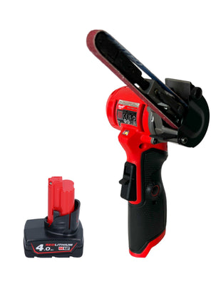 Milwaukee M12 FBFL10-401 Akumulatorowy pilnik taśmowy 12 V 10 x 330 mm + 1x akumulator 4,0 Ah - bez ładowarki