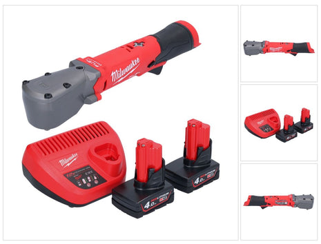 Milwaukee M12 FRAIWF38-402 Akku Winkelschlagschrauber 12 V 3/4" 270 Nm Brushless + 2x Akku 4,0 Ah + Ladegerät