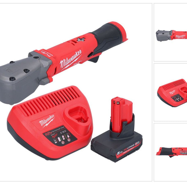 Milwaukee M12 FRAIWF38-501 akumulatorowy klucz udarowy 12 V 3/4" 270 Nm bezszczotkowy + 1x akumulator 5,0 Ah + ładowarka
