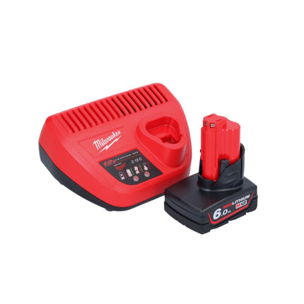 Milwaukee M12 FRAIWF38-601 akumulatorowy klucz udarowy 12 V 3/4" 270 Nm bezszczotkowy + 1x akumulator 6,0 Ah + ładowarka