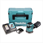 Makita DBO 180 RA1J Akku Exzenterschleifer 18 V 125 mm + 1x Akku 2,0 Ah + Ladegerät + Makpac - Toolbrothers