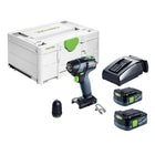 Festool TXS 12 2.5-Plus akumulatorowa wiertarko-wkrętarka 12 V 30 Nm bezszczotkowa ( 576873 ) + 2x akumulator 2,5 Ah + ładowarka + systainer